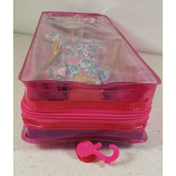 Barbie Fashionistas Doll #150 with No-Hair Look Wearing Pink Floral Dress Toy - Picture 6 of 10